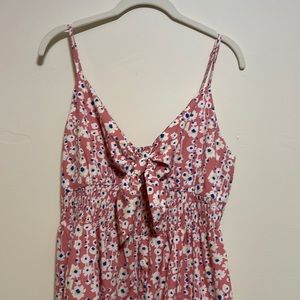 Floral print summer dress